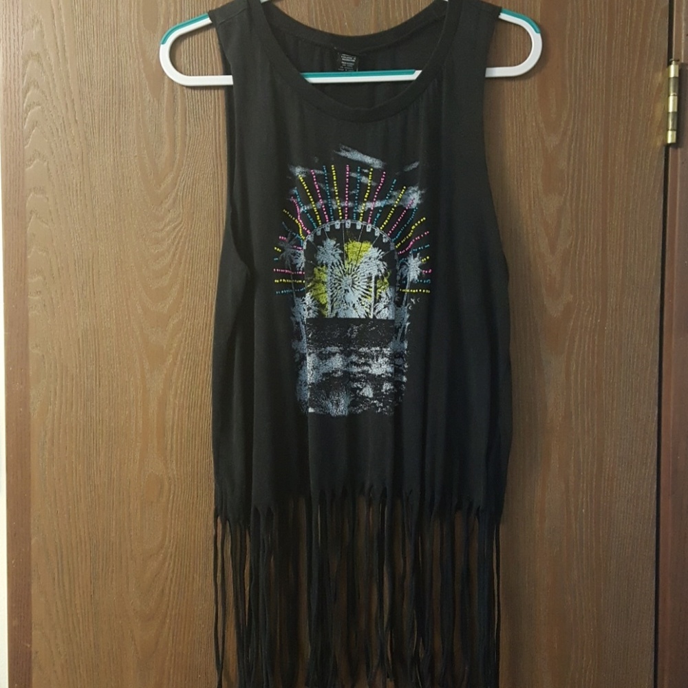 Fringed tank top
